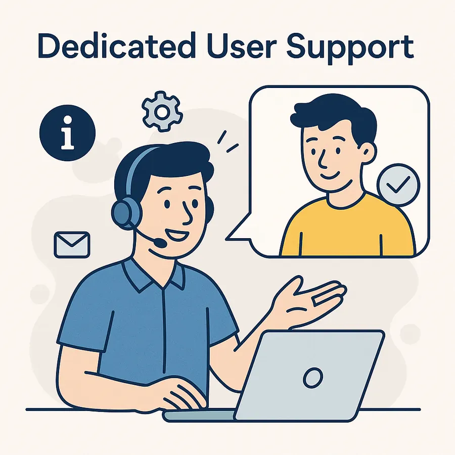 Dedicated User Support