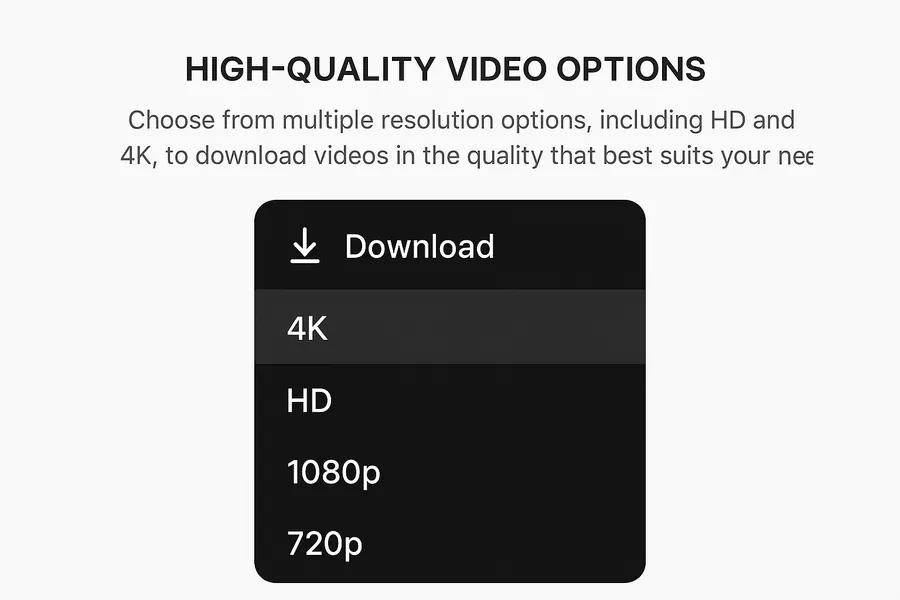 Video-Downloads in hoher Auflösung
