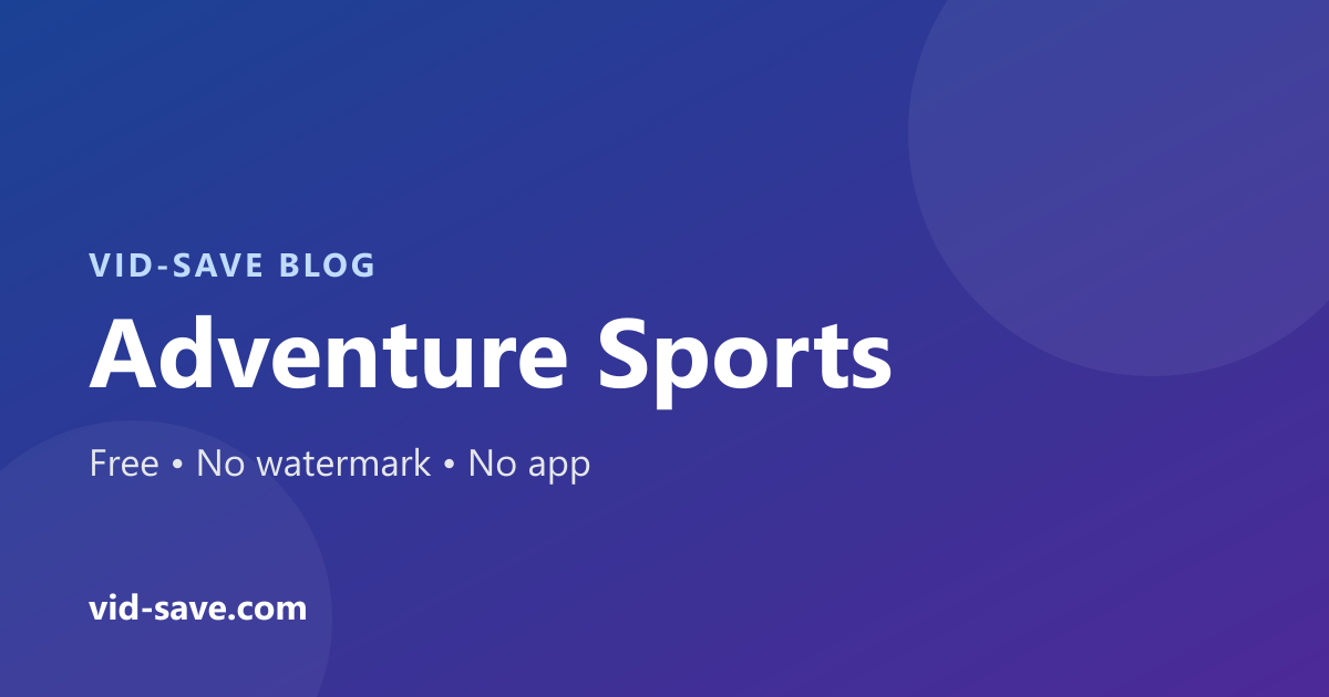 Social Networking for Adventure Sports: Thrilling Connections