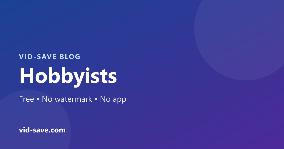 Social Networking for Hobbyists: Connecting Passionate Creators