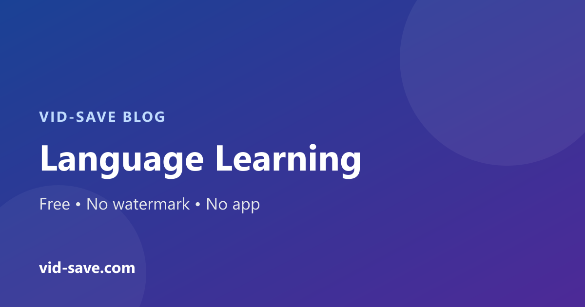 Social Networking for Language Learning: Mastering New Tongues