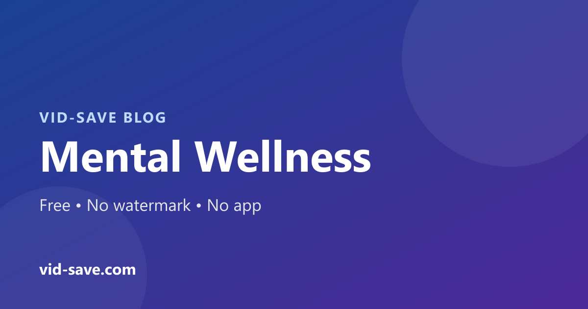 Mental Wellness Advocacy on Social Networking: Spreading Hope