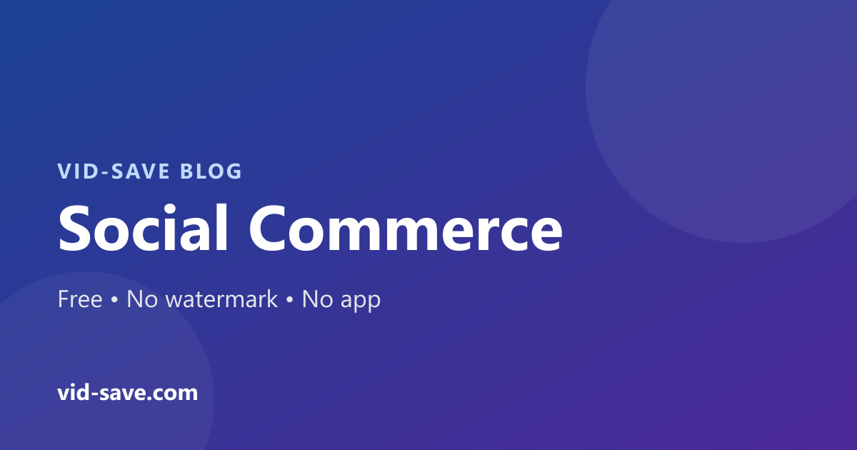 Social Commerce on Networking Platforms: Shopping Redefined