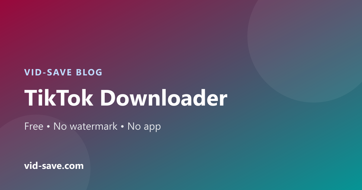 How to Download TikTok Videos Without Watermark in 2026