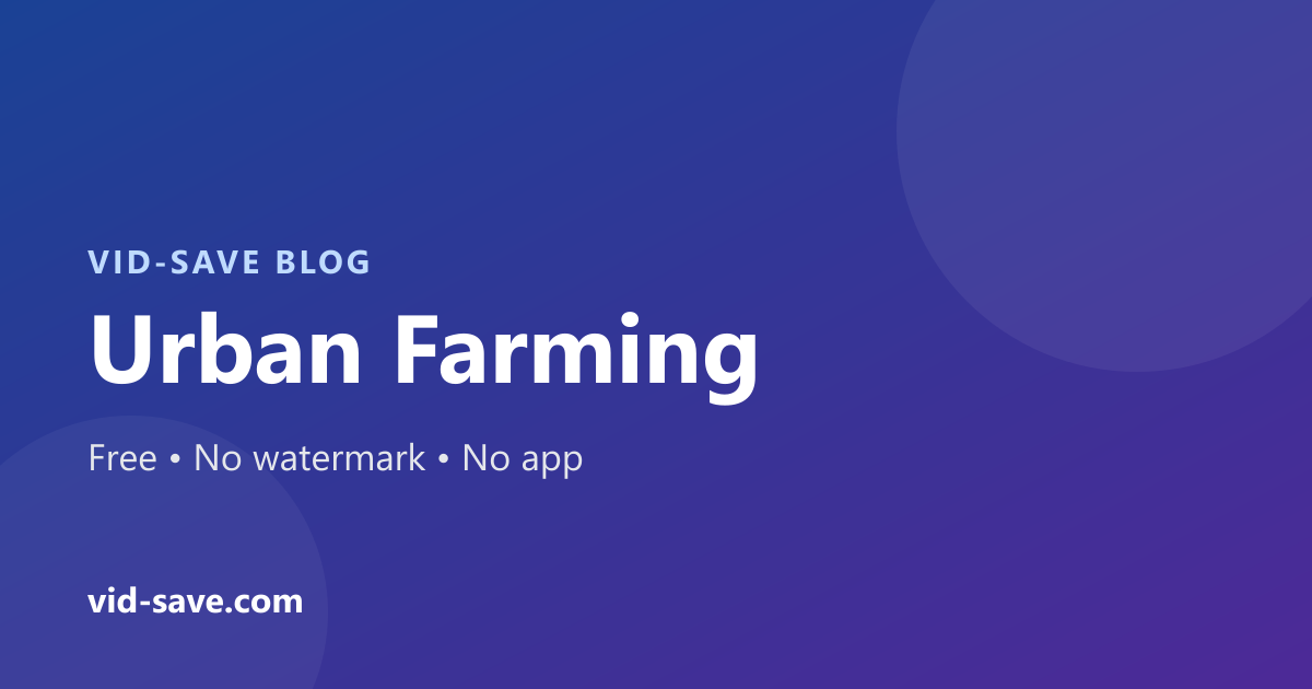 Urban Farming Communities on Social Networking: Growing City Greens