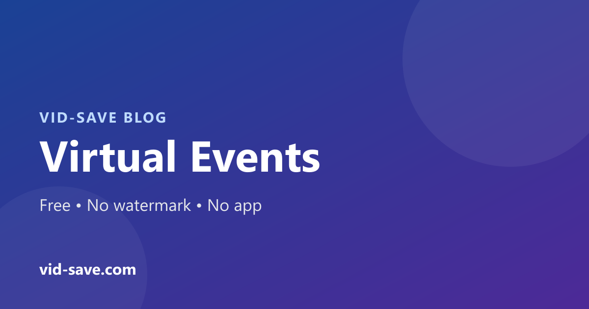 Virtual Events on Social Networking: The New Social Gathering